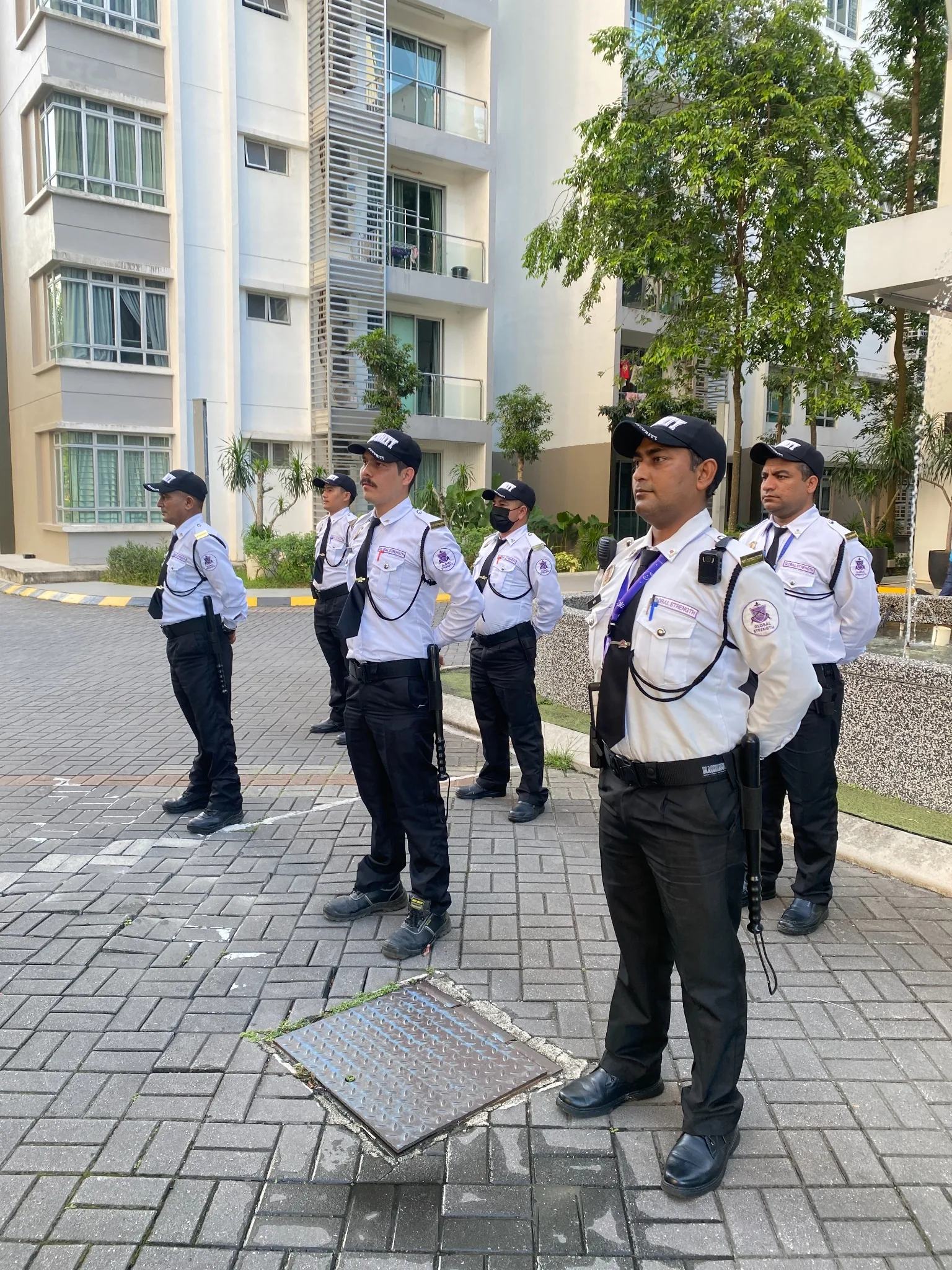 Security team at a residential property